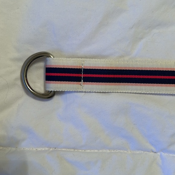 🌟J Crew Striped Grosgrain ribbon loop belt - Picture 6 of 6